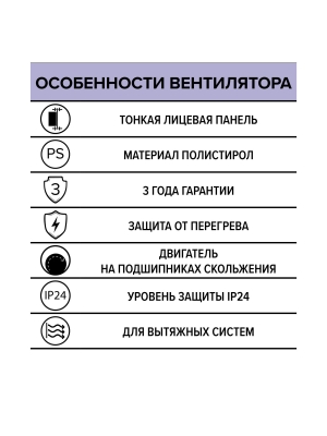 Вентилятор накладной A D125 AURAMAX