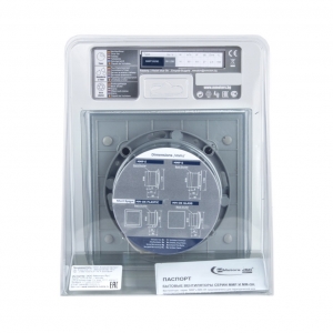 Вентилятор накладной сверхтонкий MMotors JSC MMP-06 100/90 куб/ч Стекло/Квадрат Темно Серый